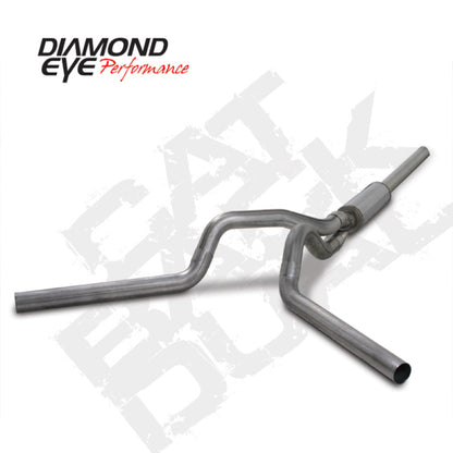 Diamond Eye KIT 4in Catback DUAL SS: 2004.5-2007.5 DODGE CUMMINS 600