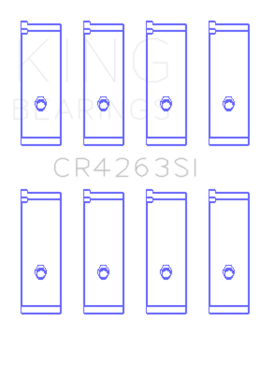 King Engine Bearings Toyota 1ZZ-FE Rod Bearing Set - Size +.25mm