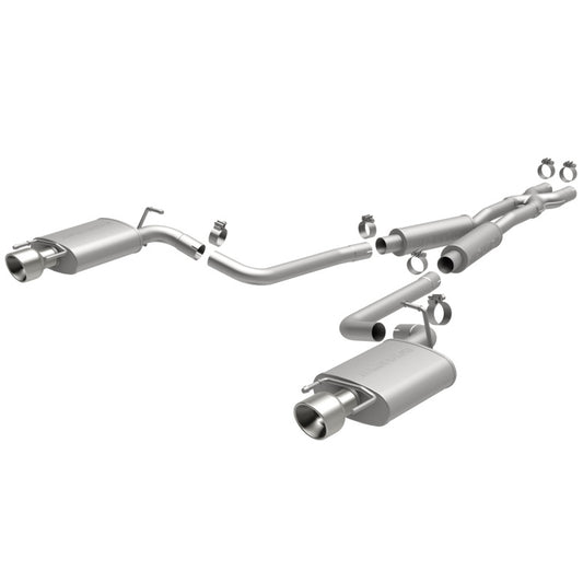 MagnaFlow 10-12 Cadillac CTS V6 3.0L (Exc AWD) Dual Split Rear Exit Stainless Cat Back Perf Exhaust