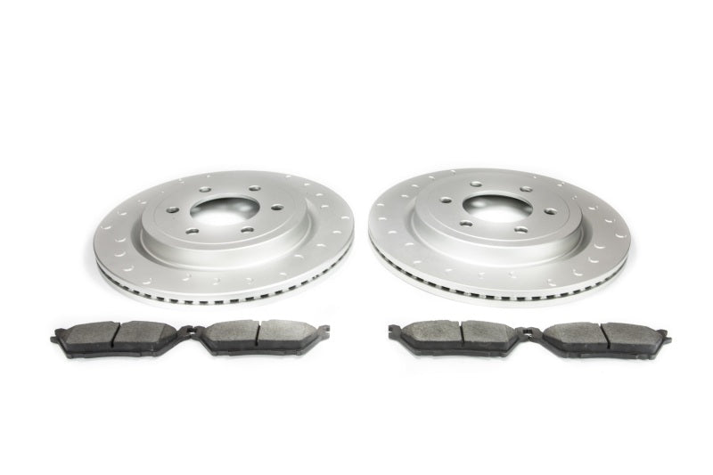 Alcon 19-20 Raptor/ 18-20 F-150 Pad & Rotor Kit (Use with Stock Calipers) w/ Elect Park Brake - Rear