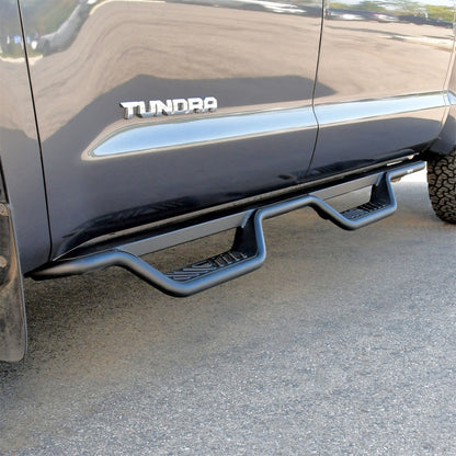 Westin 07-21 Toyota Tundra CrewMax Outlaw Drop Nerf Step Bars - Textured Black