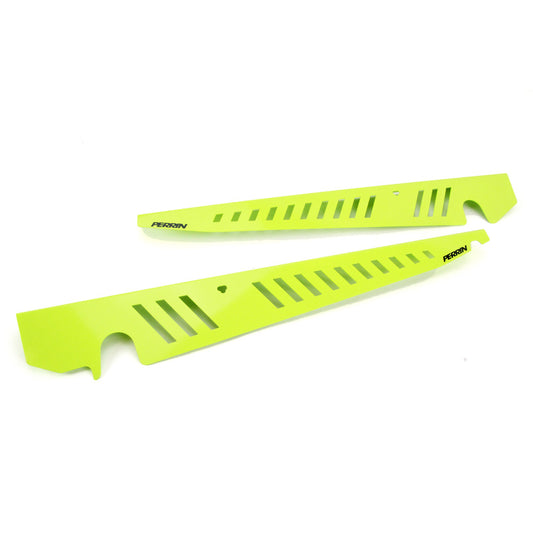 PERRIN 15-21 Subaru WRX/STI Fender Shroud Set - Neon Yellow