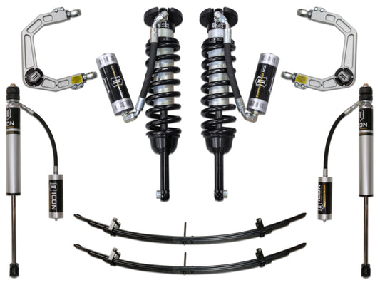 ICON 05-15 Toyota Tacoma 0-3.5in/2016+ Toyota Tacoma 0-2.75in Stg 4 Suspension System w/Billet Uca