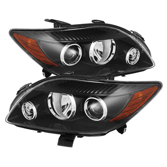 xTune Scion Tc 08-10 Crystal Headlights Black HD-JH-STC08-AM-BK