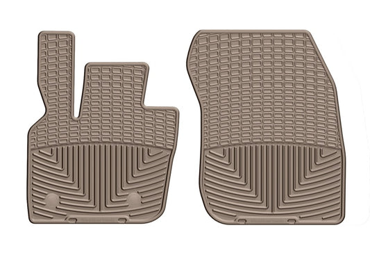 WeatherTech 2017+ Ford Fusion Front Rubber Mats - Tan