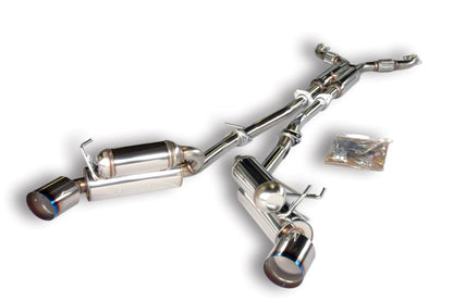 HKS 03-06 350z Dual Hi-Power Ti Tip Catback Exhaust (SUS304 NO COATING)