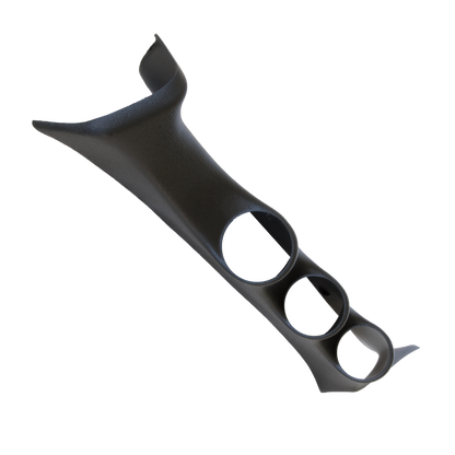 Autometer 08-10 Ford Super Duty 52mm Black Triple Pillar