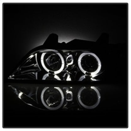 Spyder BMW Z3 96-02 Projector Headlights LED Halo Smoke High H1 Low H1 PRO-YD-BMWZ396-HL-SM