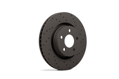 Hawk Talon 2000 Ford F-150 Base RWD / From 12/99 / 5 Lugs Drilled and Slotted Front Brake Rotor Set