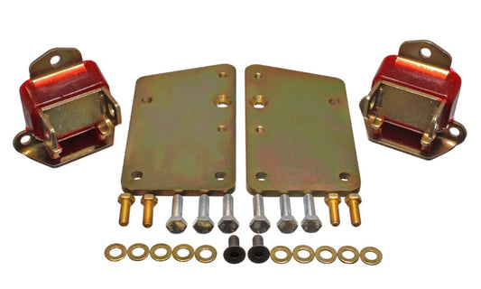 Energy Suspension Ls Conversion Motor Mount Set - Red