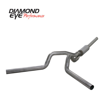 Diamond Eye KIT 4in Catback DUAL SS: 2004.5-2007.5 DODGE CUMMINS 600