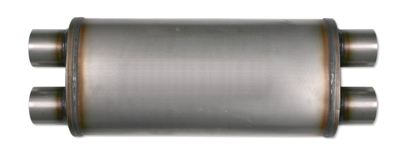 Diamond Eye Muffler 3-1/2in DL IN/DL OUT 22in BODY 28in OVERALL OVAL