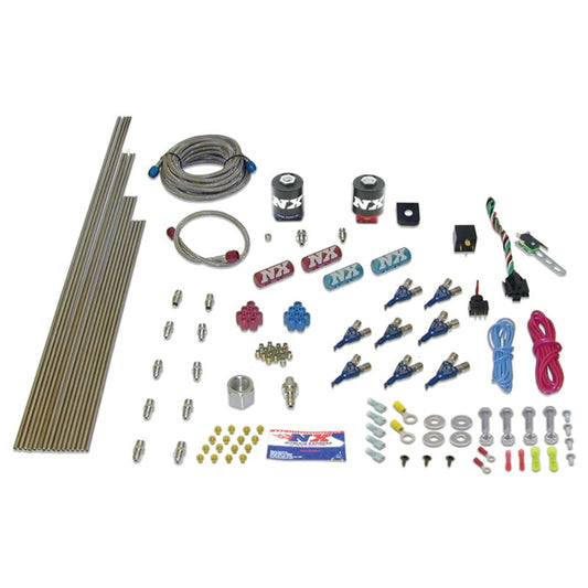 Nitrous Express 8 Cyl Gas Nitrous Kit (200-500HP) w/Composite Bottle