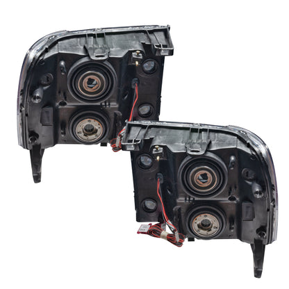 Oracle Lighting 07-13 GMC Sierra Pre-Assembled LED Halo Headlights - Blue