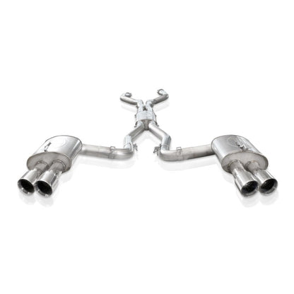 Stainless Works 2008-09 Pontiac G8 GT 3in Catback System X-Pipe Turbo Chambered Muffler 3.5in Tips