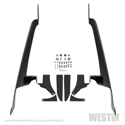 Westin 18-19 Jeep Wrangler Pillar LED Light Mount - Textured Black