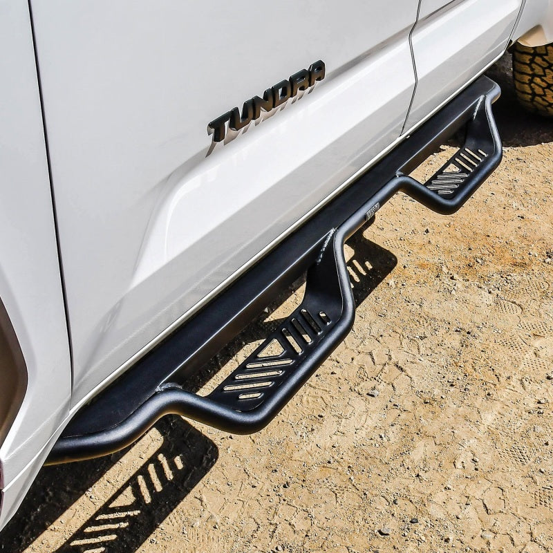 Westin 2022+ Toyota Tundra Double Cab Outlaw Nerf Step Bars - Textured Black