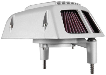 K&N Street Metal Intake System 01-16 Harley-Davidson Shaker Silver H/D Softail/Dyna Fl