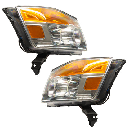 Oracle Lighting 08-15 Nissan Armada Pre-Assembled LED Halo Headlights -Red