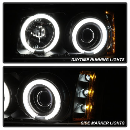 Spyder Chevy Silverado 1500 03-06 Projector Headlights CCFL Halo LED Blk High H1 PRO-YD-CS03-CCFL-BK