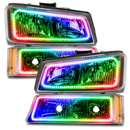Oracle 03-06 Chevy Silverado Pre-Assembled Headlights w/ Parking Lights - w/o Controller