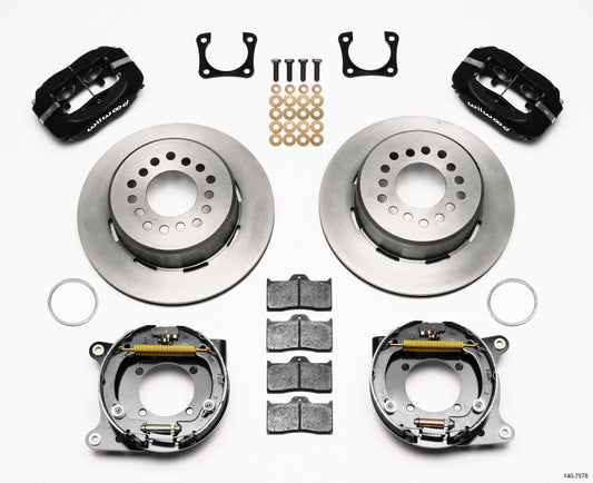 Wilwood Forged Dynalite P/S Park Brake Kit Chevy 12 Bolt-Spec 3.15in Bearing
