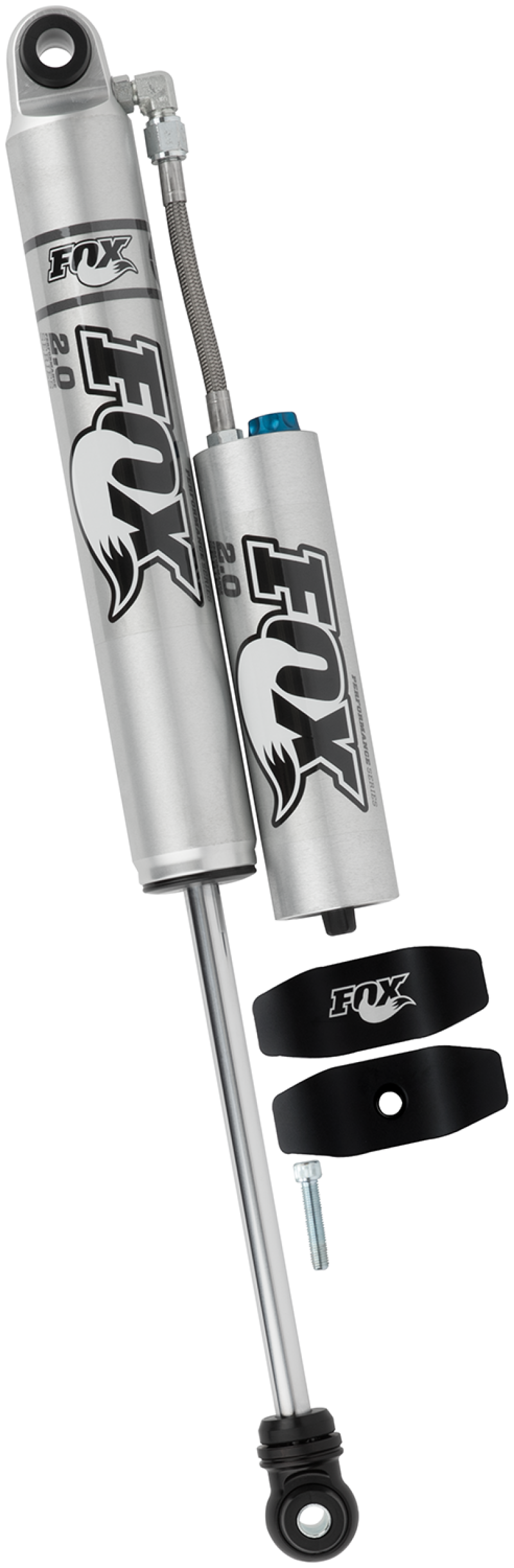 Fox 99-04 Ford SD 2.0 Performance Series 9.6in Smooth Body R/R Front Shock w/CD Adj. / 1.5-3in. Lift