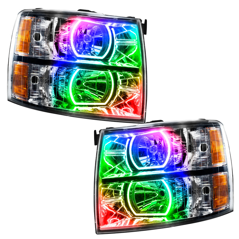 Oracle 07-13 Chevrolet Silverado SMD HL - Square Style - ColorSHIFT w/ 2.0 Controller SEE WARRANTY