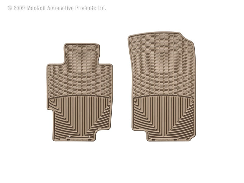WeatherTech 04-08 Acura TL Front Rubber Mats - Tan