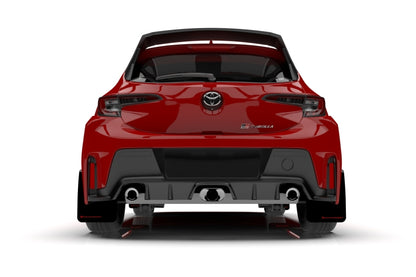 Rally Armor 23-26 Toyota GR Corolla Red UR Mud Flap w/Black Logo