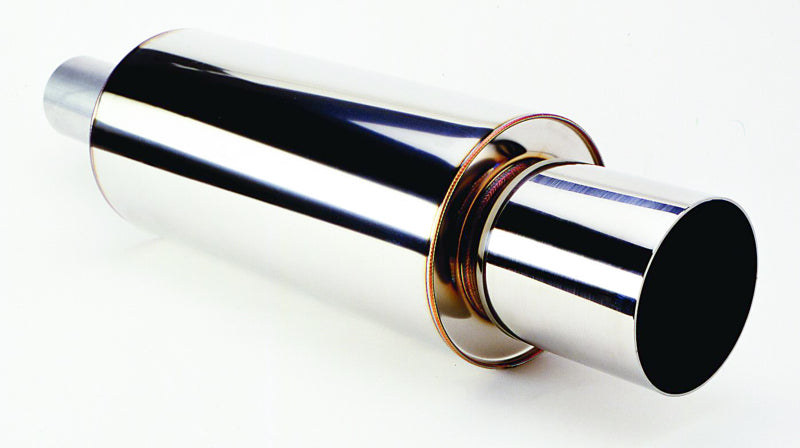 HKS Universal SS Hi-Power Muffler (120mm tip / 75mm piping) (SUS304 NO COATING)