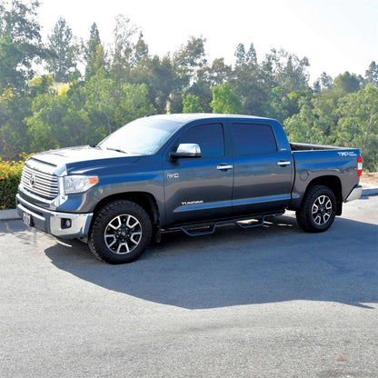 Westin 07-21 Toyota Tundra CrewMax Outlaw Drop Nerf Step Bars - Textured Black