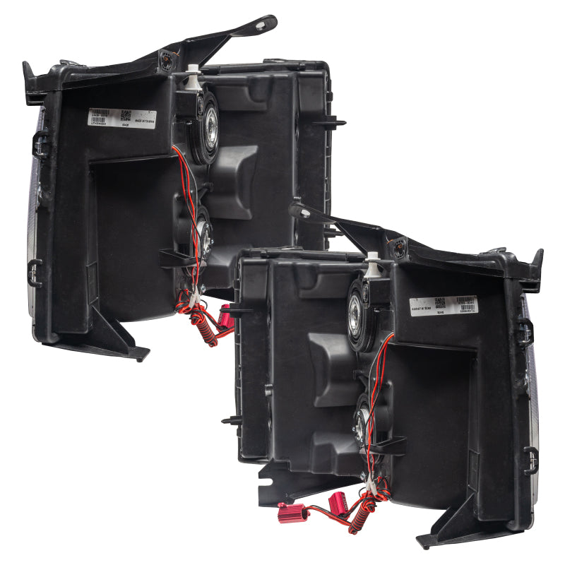 Oracle Lighting 07-13 Chevrolet Silverado Pre-Assembled LED Halo Headlights - Blue