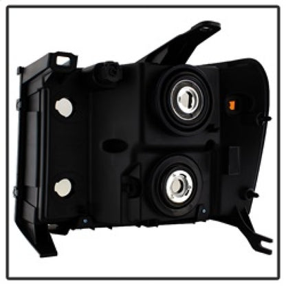 xTune GMC Sierra 07-13 Crystal Headlights Black HD-JH-GSIE07-AM-BK