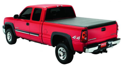 Lund 05-17 Nissan Frontier (5ft. Bed w/o Utility Track) Genesis Tri-Fold Tonneau Cover - Black