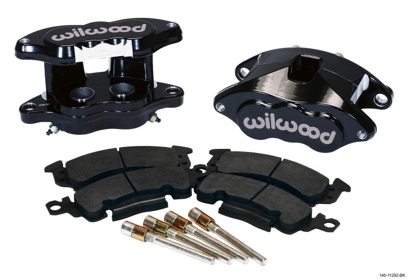 Wilwood D52 Rear Caliper Kit - Black Powder 1.25 / 1.25in Piston 1.28in Rotor