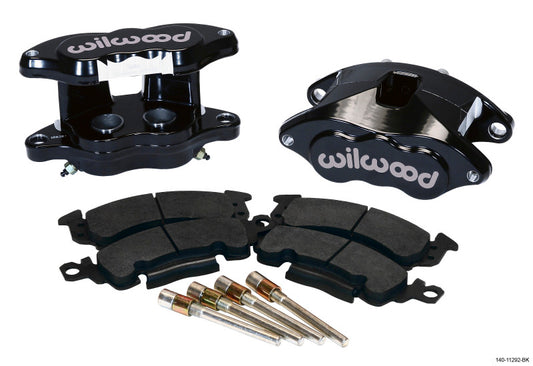 Wilwood D52 Rear Caliper Kit - Black Powder 1.25 / 1.25in Piston 1.28in Rotor