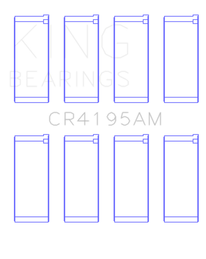 King Engine Bearings 95-02 Chrysler L4 2.0L/122 (Size +0.5) Rob Bearing Set