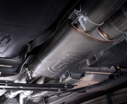 Stainless Works 2008-09 Pontiac G8 GT 3in Catback System X-Pipe Turbo Chambered Muffler 3.5in Tips