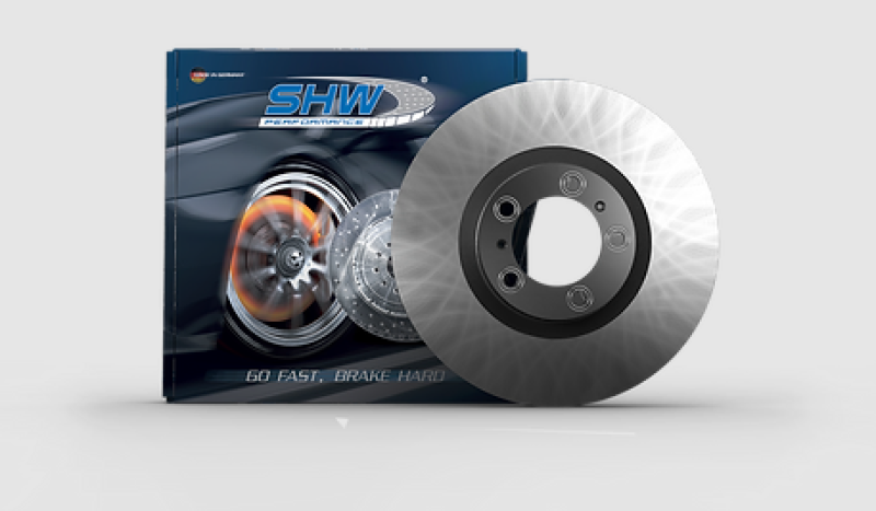 SHW 00-09 Bentley Arnage 6.8L Rear Smooth Monobloc Brake Rotor (PC115014PB)