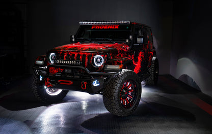 Oracle Jeep Wrangler JK/JL/JT High Performance W LED Fog Lights - w/o Controller