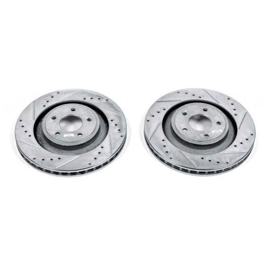 Power Stop 13-14 Chrysler 200 Front Evolution Drilled & Slotted Rotors - Pair