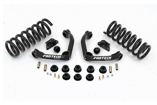 Fabtech 2.5in Perf Sys w/Perf Shks 98-08 Ford Ranger 2WD Coil Spring Front Susp w/4.0L V6