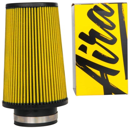 Airaid Universal Air Filter - Cone 3-1/2 Flange x 6in B x 4-5/8in T x 9 H