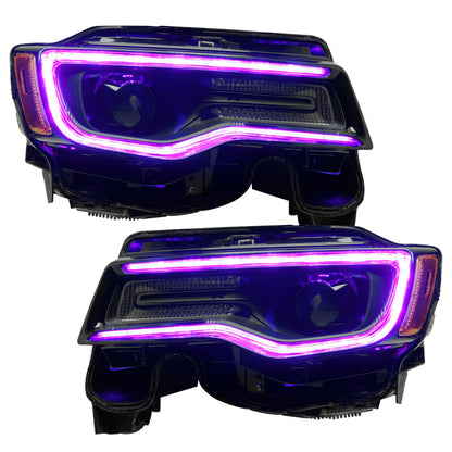 Oracle 1421 Jeep Grand Cherokee Dynamic Headlight DRL Upgrade Kit  ColorSHIFT Dynamic
