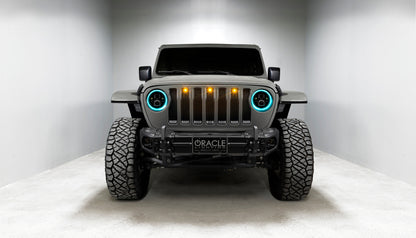 Oracle Jeep Wrangler JL/Gladiator JT 7in. High Powered LED Headlights (Pair) - Dynamic