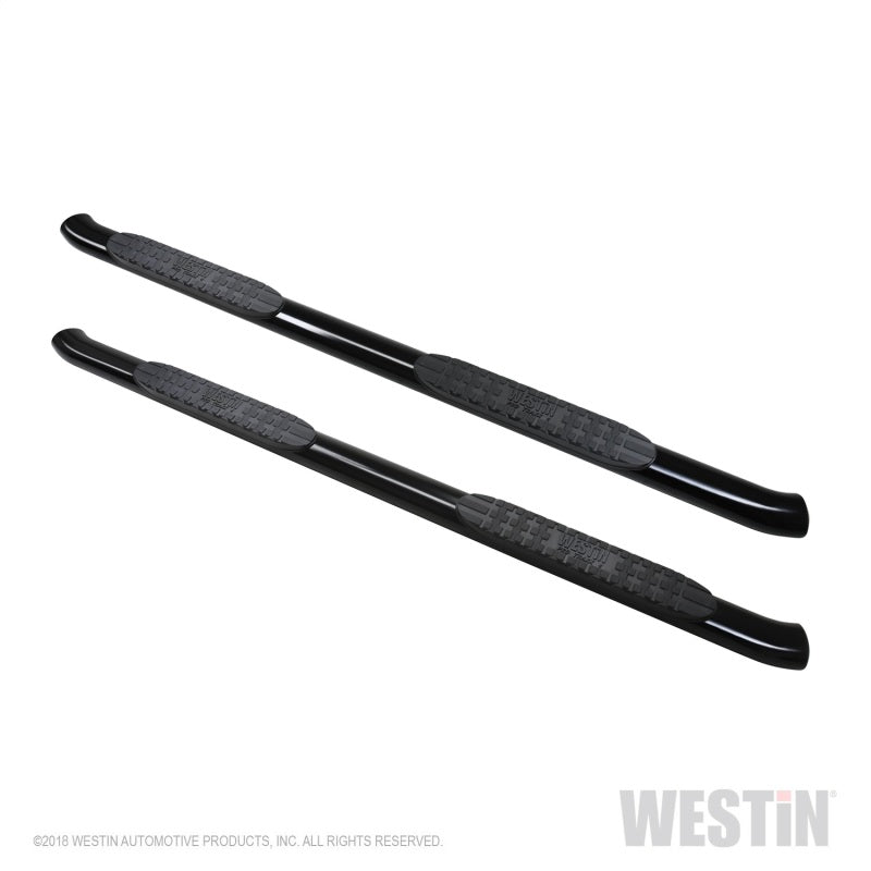 Westin 2019-2026 Chevy Silverado/Sierra 1500 Crew Cab Non LD PRO TRAXX 4 Oval Nerf Step Bars - Black