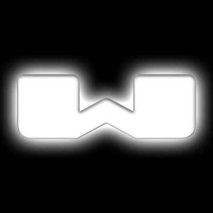 ORACLE Lighting Universal Illuminated LED Letter Badges - Matte Wht Surface Finish - W