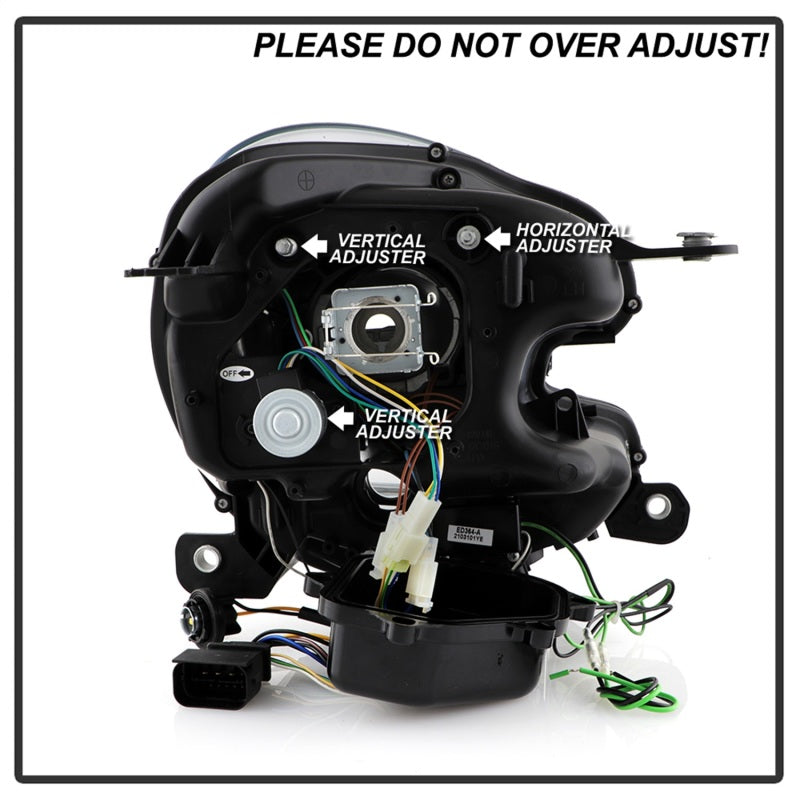 Spyder Mini Countryman 11-16 V2 Xenon/HID Only Projector Headlights - Black PRO-YD-MCO11HID-BK