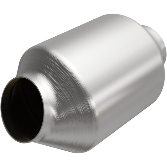 MagnaFlow Carb Compliant SS Univ. Catalytic Converter 8.125in Body L X 5in Body W (2.50 CA Spun)